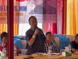 Drs. Godfried Effendi Lubis Sosialisasikan Perda Penanggulangan Kemiskinan di Medan Amplas