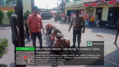 Simpang MMTC Rawan Macet, 6 Pengatur Lalu Lintas Liar Dibawa ke Polsek untuk Dibina