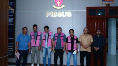 Kejati Sumut Tahan 4 Tersangka Baru Kasus Korupsi Jalan Rp43 Miliar di Batubara