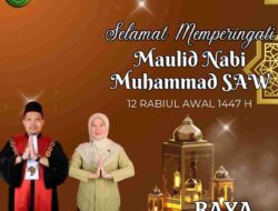 Ketua PN Suka Makmue Asraruddin: Teladan Rasulullah Jadi Inspirasi Penegakan Hukum