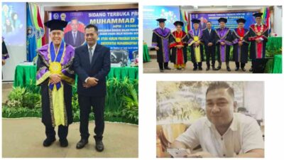 Ketum PWTOI Aris HST Sinurat Ucapkan Selamat atas Promosi Sidang Terbuka Doktor Hukum Muhammad Yusrizal di UMSU
