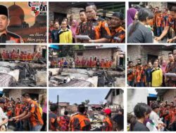PAC PP Medan Denai Turun ke Lokasi Kebakaran dan Salurkan Bantuan Darurat