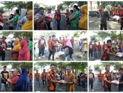 Aksi Sosial PAC PP Medan Denai untuk Warga Banjir Dipimpin Langsung Guntur Syahputra