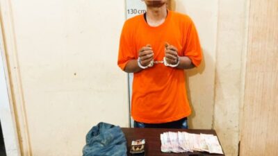 Resnarkoba Polres Langkat Tangkap Terduga Penyalahguna Sabu di Brandan Barat, Barang Bukti Nyaris 1 Gram Diamankan