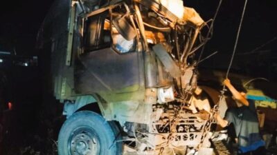 Kecelakaan Beruntun di Jalur Siantar–Medan, Pengendara Motor Tewas di Tempat