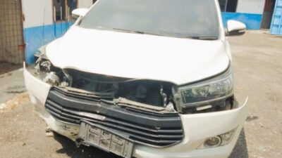 Mobil Tabrak Tiga Motor di Medan Tembung, Lima Orang Terluka
