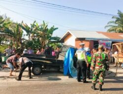 Pickup Hantam Truk di Jalinsum Sergai, Sopir Tewas Terjepit di Lokasi