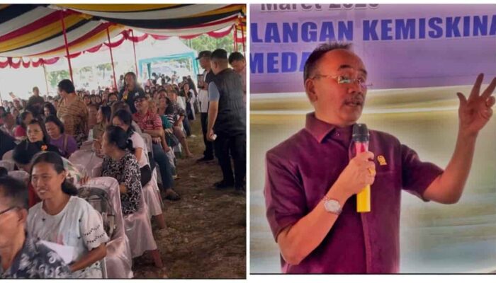 Dialog Sosperda di Sudirejo II Medan, Warga Sampaikan Keluhan PBB hingga Infrastruktur kepada Godfried Lubis
