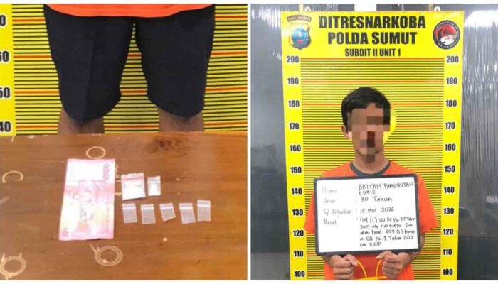 Transaksi Sabu di Gang Impian Medan Deli Terungkap, BPL Ditangkap dalam Operasi Senyap Polisi