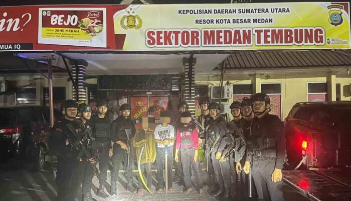 Brimob Sumut Intensifkan Patroli Malam di Medan, Tawuran dan Balap Liar Berhasil Digagalkan