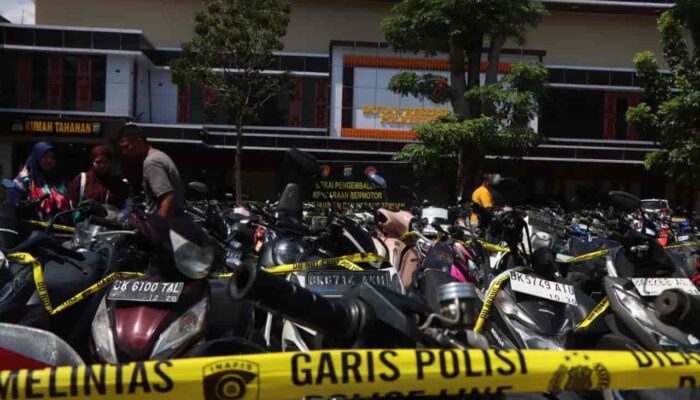 145 Tersangka Diciduk dalam Sebulan, Polrestabes Medan Temukan Ratusan Kendaraan di Gudang Diduga Penadah
