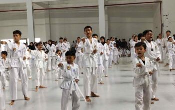 Ribuan Taekwondoin Ramaikan UKT Kota Medan, Aksi Surya Dharma Wijaya Jadi Perhatian