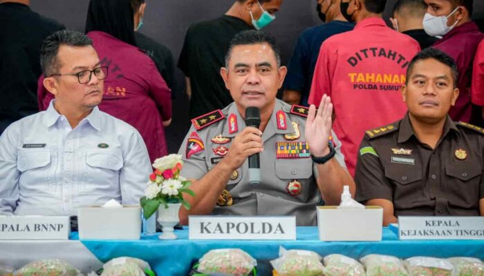Kapolda Sumut Pastikan Penindakan Narkoba Berlaku bagi Masyarakat dan Oknum Anggota Polri