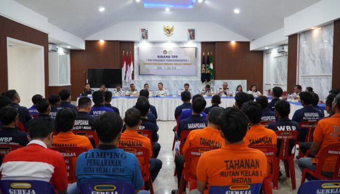 48 Warga Binaan Rutan Kelas I Medan Masuk Tahap Penilaian, Mayoritas Diusulkan Terima Pembebasan Bersyarat