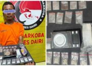 Polres Dairi Amankan AS, Sita 13,25 Gram Sabu dan Timbangan Elektrik