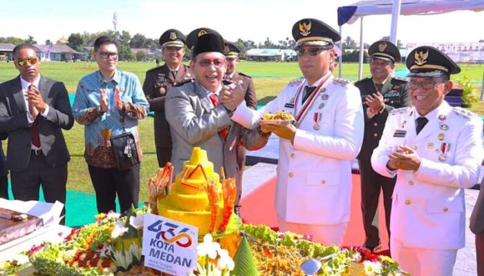 Peringatan HUT ke-436 Kota Medan Khidmat, Wali Kota Tekankan Pentingnya Keamanan dan Pembangunan